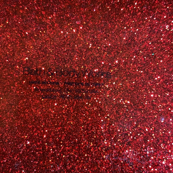Bath & Body Works “Dream Big” glass tray in red glitter - Picture 4 of 6